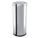 Ver imagem 1 de Lixeira Inox Com Tampa Basculante 28,17 Litros