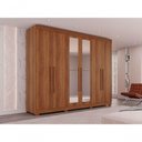 Ver imagem 6 de Guarda-Roupa Casal 6 Portas 6 Gavetas com Espelho Órion Premium Salleto Cinamomo