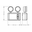 Ver imagem 3 de Luminária Emergência Bloco Autônomo Taschibra Farol 250 Lumens Bivolt