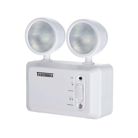 Luminária Emergência Bloco Autônomo Taschibra Farol 250 Lumens Bivolt