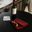 Ver imagem 1 de Pano de Vinho Vermelho - Algodão, 40x40cm