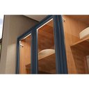 Ver imagem 7 de Cristaleira 4 Portas 70 Cm R631 Linha Ciela Kappesberg - Canela/azul Profundo