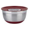 Conjunto German Bowl em Aço Inox com Ralador 4 Peças - Euro Home IN8289 - 2