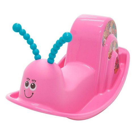 Balanço Infantil Dindom Assento Gangorra Caracol Rosa Tramontina 92120060