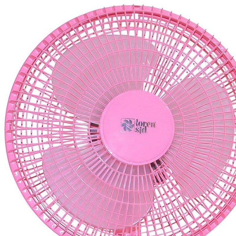 Ventilador De Mesa Loren Sid Wind 40cm Rosa Grade Plástico 127V ...