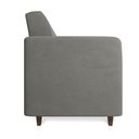 Ver imagem 6 de Sofá 03 Lugares Arezzo Suede Pés Chanfrado Tabaco - D’Rossi Cor Grafite
