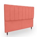 Ver imagem 4 de Cabeceira Estofada Moderna e Elegante para Cama de Casal 140 Eros Suede
