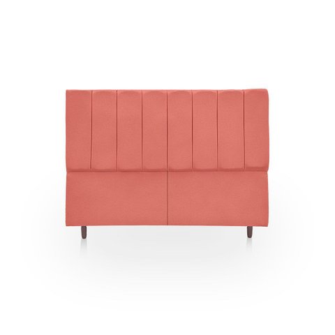 Cabeceira Estofada Moderna e Elegante para Cama de Casal 140 Eros Suede