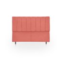 Ver imagem 1 de Cabeceira Estofada Moderna e Elegante para Cama de Casal 140 Eros Suede