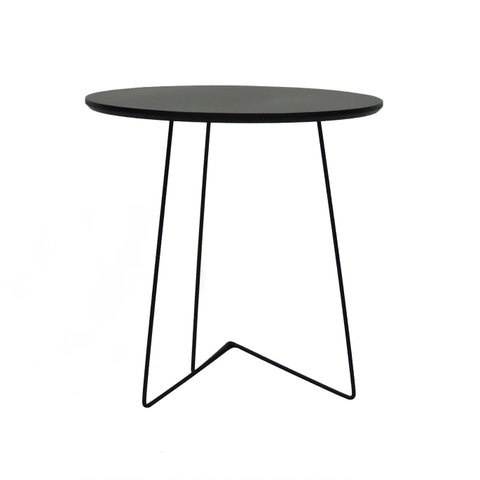 Mesa Lateral Gabi Ø420x455 Preto