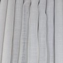 Ver imagem 2 de Cortina Voil Cambraia de Linho Sintético com Forro 2,00x2,30 Branco Doural