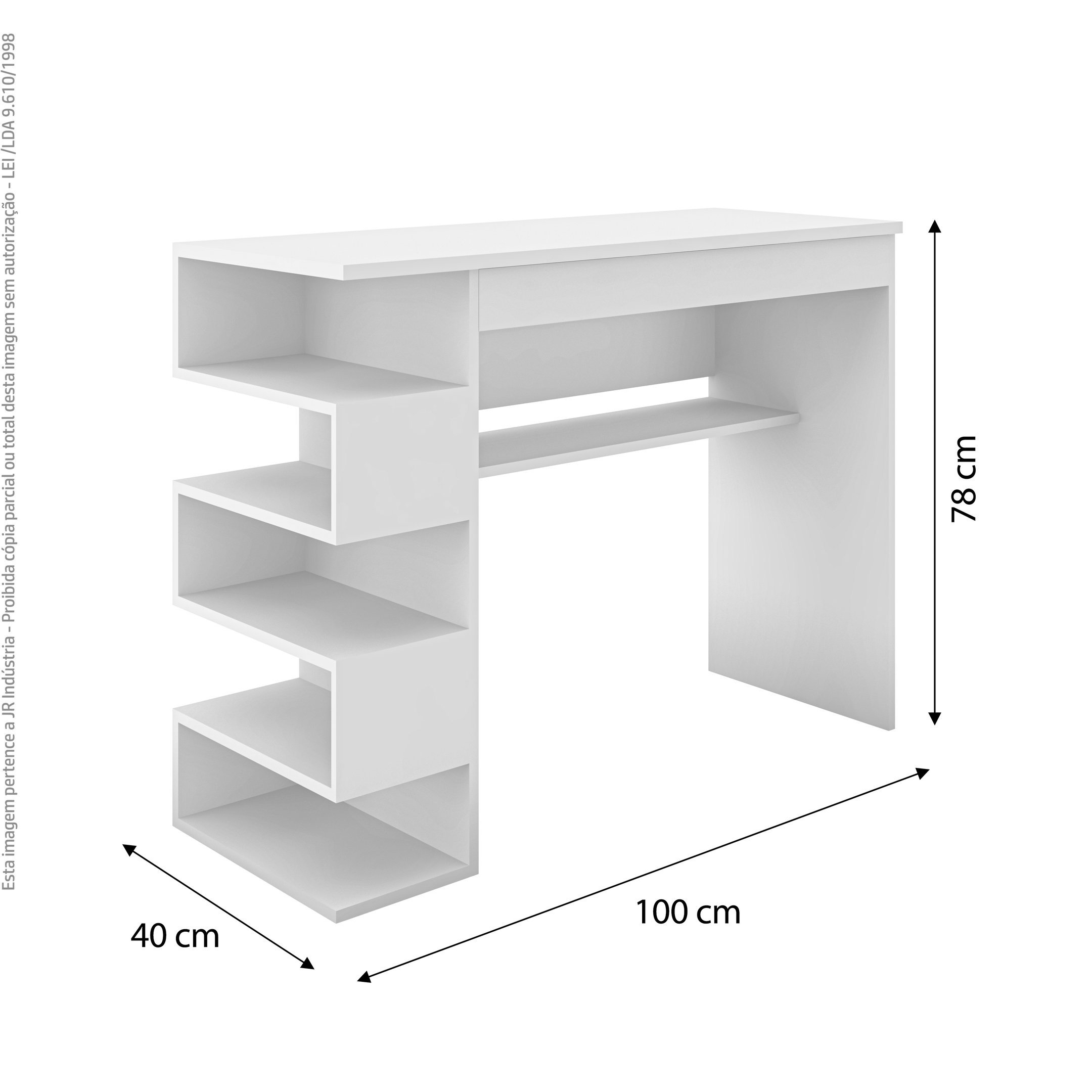 Mesa para Computador Gamer – Escrivaninha com Nicho - 4