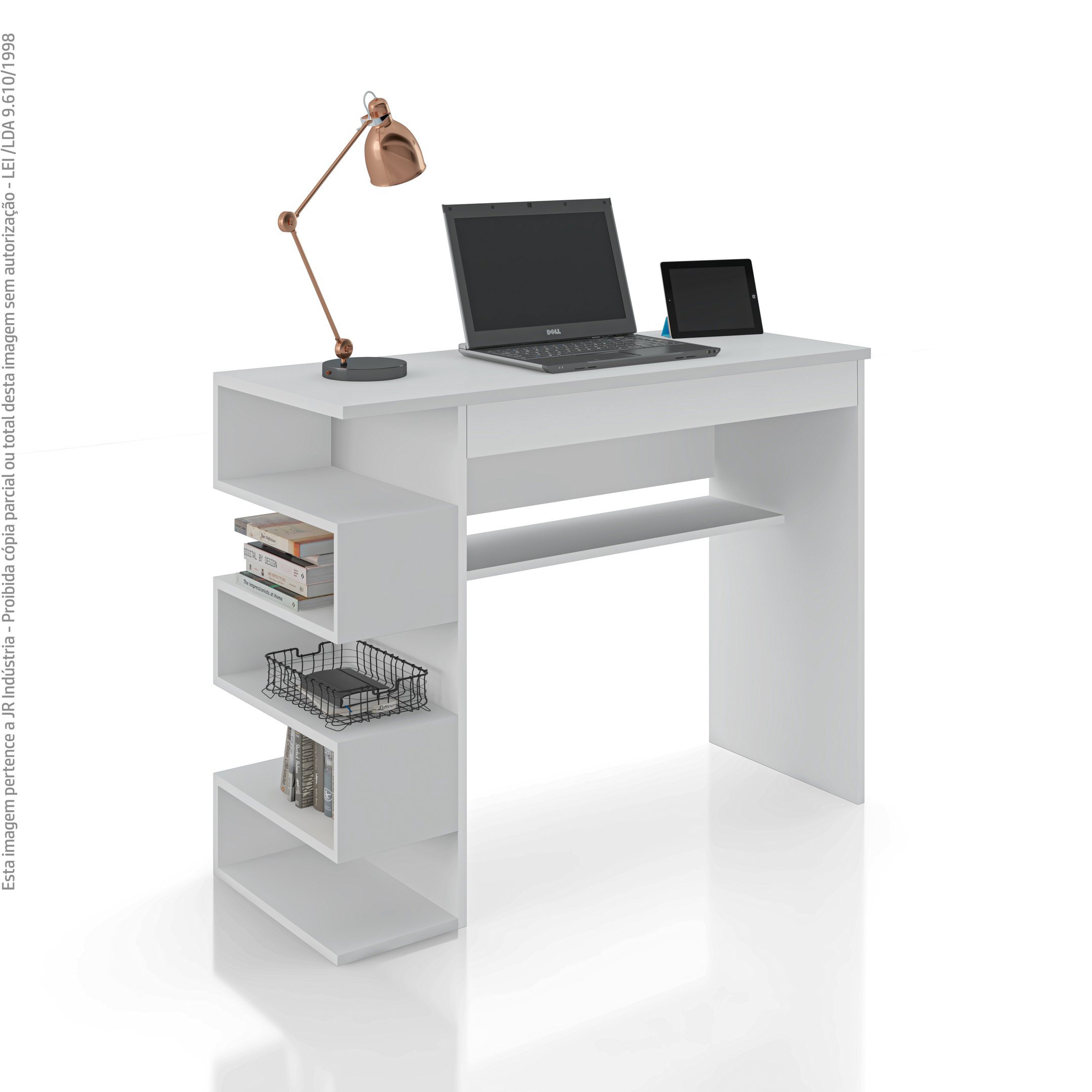 Mesa para Computador Gamer – Escrivaninha com Nicho - 3