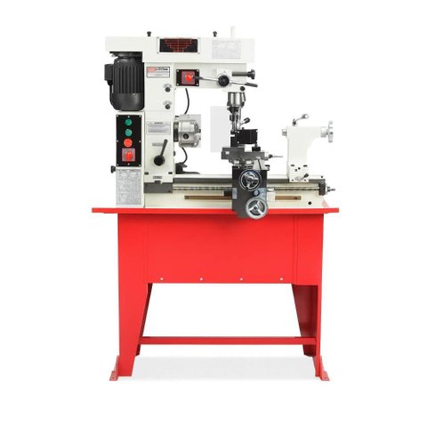 Torno Furadeira Fresadora 3 em 1 - 500mm - 550w - 220v - Monofásico