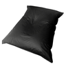 Puff Almofadão Retangular Gigante Eventos Conforto Cheio Casa Quarto - Preto - 1