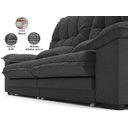 Ver imagem 4 de Sofá Bergamo 2,50m Retrátil e Reclinável Linho Soft - Netsofas - Grafite