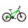 Bicicleta Aro 26 Vikingx X25 21V Shimano Freio A Disco Verde - 1