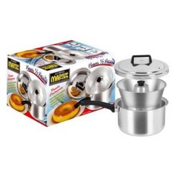Panela Meia Pressão 3,10 Litros Conjugada Pudim Banho Maria - Marlux - 1
