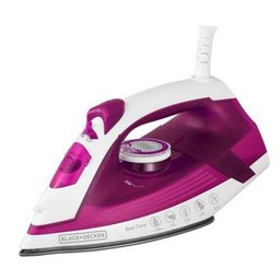 Ferro a Vapor Black Decker Easy Care AJ2200 Branco Rosa 220V - 1 Ferro a Vapor Black Decker Easy Care AJ2200 Branco Rosa 220V - 1