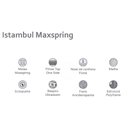 Ver imagem 5 de Cama Box Baú King: Colchão Molas Herval MasterPocket Ensacadas Istambul + Base CRC Suede Bege(
