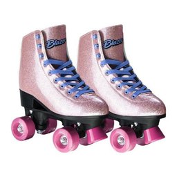 Patins Rollers 4 You Quad TAM. 34 Rosa Com Gliter - BR925 BR925 - 1