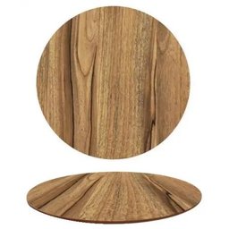 Tampo em MDF Oval 180X100 cm - Imbuia Personal Decor Design Tampo Oval MDF Marrom - 1