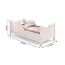 Ver imagem 2 de Cama Infantil Juvenil Nuvem Branca MDF Quarto Criança Moderna Segura com Design Delicado Premium