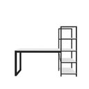 Ver imagem 4 de Mesa Innovare Escritório C/ Prateleira Industrial Mdp Branco