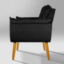 Ver imagem 5 de Kit 2 Poltronas Opala Preto V8 Decor:preto