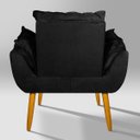 Ver imagem 7 de Kit 2 Poltronas Opala Preto V8 Decor:preto