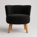 Ver imagem 4 de Jogo 2 Poltronas Estofada para Recepção Clinica Moderna Tecido Boucle Macia Pés de Madeira