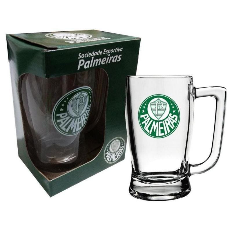 Caneca de Vidro Palmeiras - 1