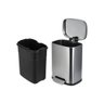 Lixeira Inox Retangular 12l Coisas & Coisinhas - 7