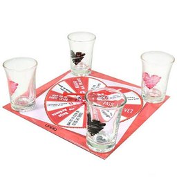 JOGO COPOS SHOT E ROLETA AMOR PARA CURTIR A DOIS - 1
