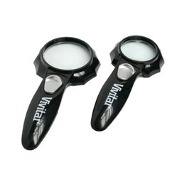 Conjunto de 2 lupas de aumento com iluminação por LEDs - 1