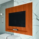 Ver imagem 2 de Painel para Tv até 75 Polegadas Ripado Impressão 3d Avante Cedro Edn