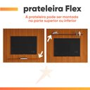 Ver imagem 5 de Painel para Tv até 75 Polegadas Ripado Impressão 3d Avante Cedro Edn