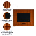 Ver imagem 5 de Painel para Tv até 75 Polegadas Ripado Impressão 3d Avante Cedro Edn