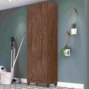 Ver imagem 2 de Armario Multiuso New Iris 2 Portas 181x55 Cm Castanho Wood Moval