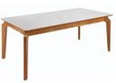 Ver imagem 2 de Mesa de Jantar Tampo em Vidro 2,00m X 1,00m Glass Gold Salas
