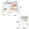 Banqueta para Cozinha Banco Dobrável Mini Escada Multiuso - 8
