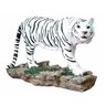 Tigre Branco Estatueta Resina Estátua Decoração Enfeite - 1
