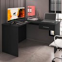 Ver imagem 2 de Mesa de Canto para Computador Desk Gamer Drx-9000 Preto Black - Móveis Leão