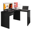Ver imagem 1 de Mesa de Canto para Computador Desk Gamer Drx-9000 Preto Black - Móveis Leão