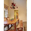 Ver imagem 3 de Lustre Moderno Pendente Iluminação de Varanda e Area Gourmet Bocal pra Baixo - Verniz