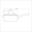 Ver imagem 6 de Panela Tramontina Alumínio Antiaderente Paris 16cm Vermelho