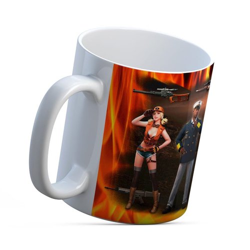 Caneca Mágica Free Fire com Nome Personalizado + Caixinha