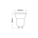 Ver imagem 3 de 10 Lâmpadas Led Astraled Mini Dicróica Mr11 36° 3,5w Gu10 Bivolt 2700k Luz Amarela