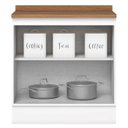 Ver imagem 3 de Balcao com Tampo 2 Portas 80cm Americana Branco Nature Henn