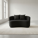 Ver imagem 1 de Sofá Decorativo Montreal 180cm Orgânico Suede Preto